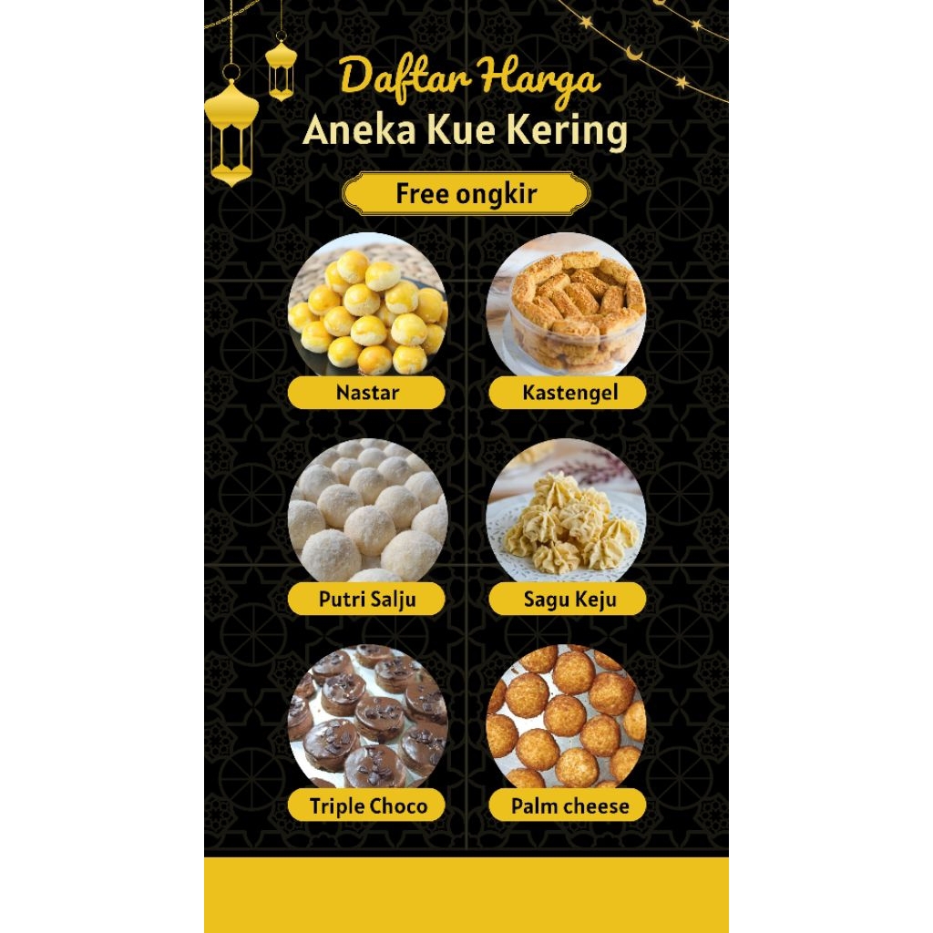 

4 toples kue kering 400ml 50k