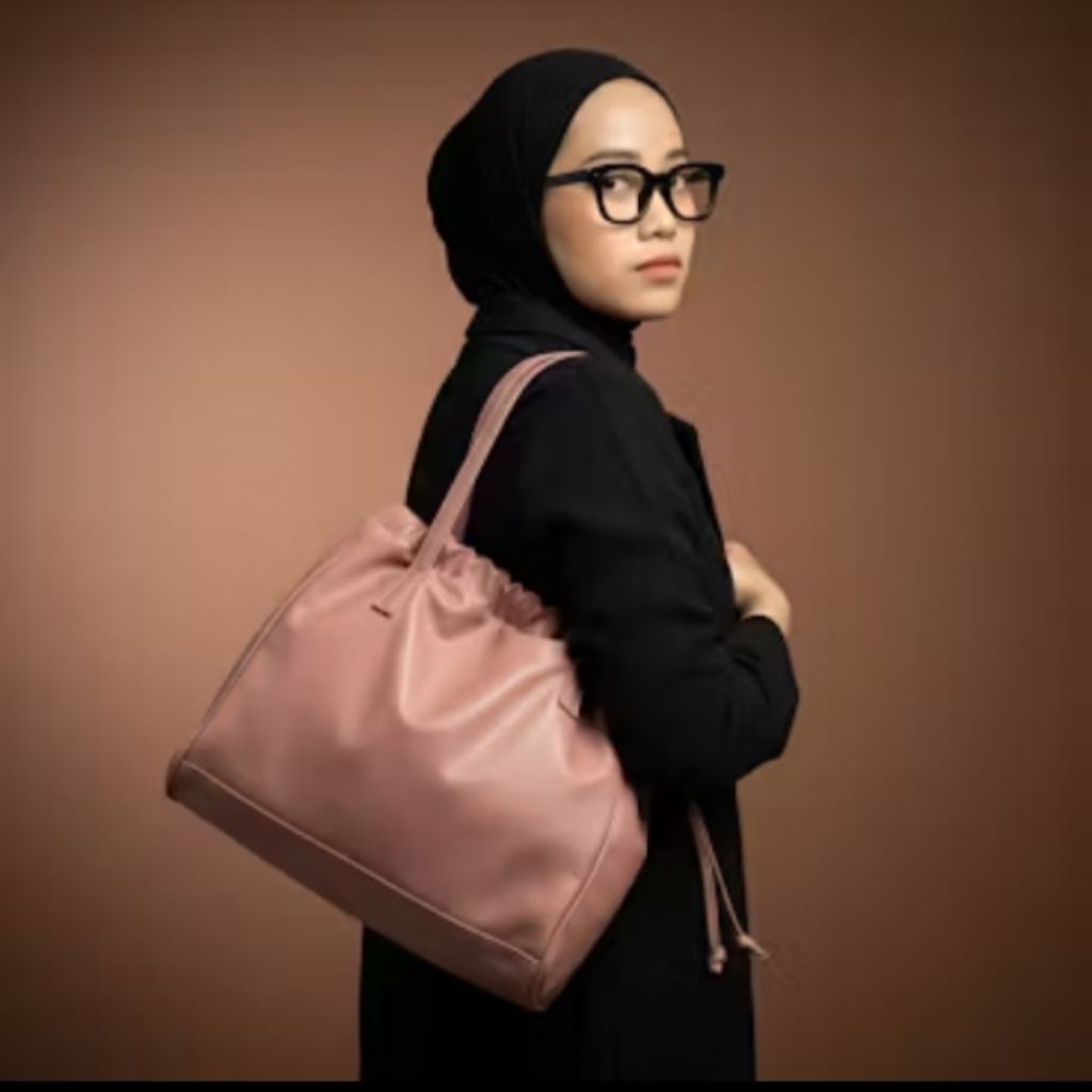 Tote bag serut || Drawstring Tote Bag || tas wanita kekinian