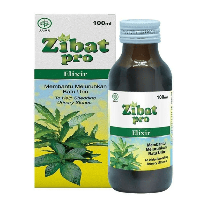 ZIBAT SIRUP ELIXIR UNTUK MELURUHKAN BATU GINJAL 100 ML