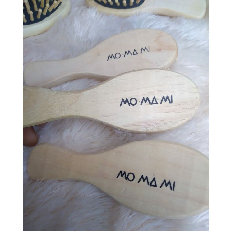 Souvenir Sisir Wooden Comb Kayu Rustic Sisir Hampers Gift Hotel Sisir Minimalis Custom Sablon