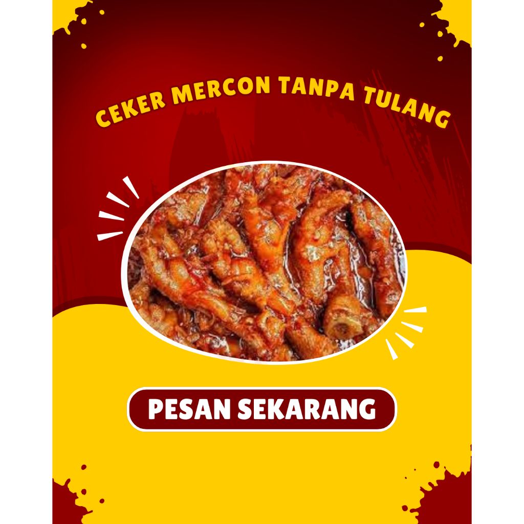 

Ceker mercon tanpa tulang /frozen/ 150gr