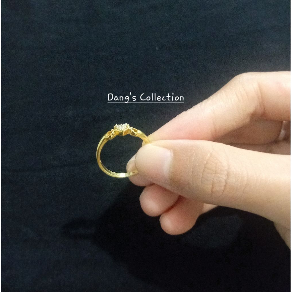 Cincin Perak Gold Plated Sterling Silver (s925)