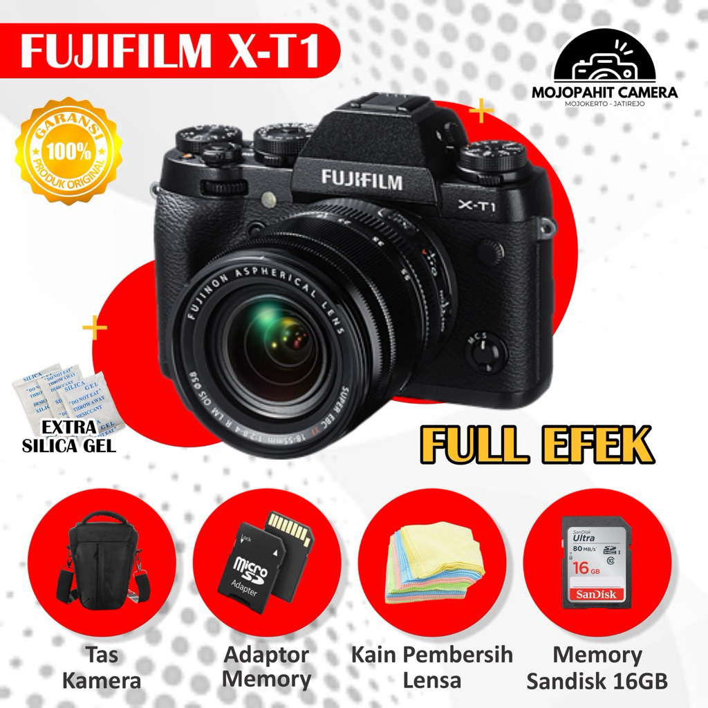 {KAMERA MIRRORLES} FUJIFILM XT1 SECOND BERGARANSI NORMAL (BODY ONLY)