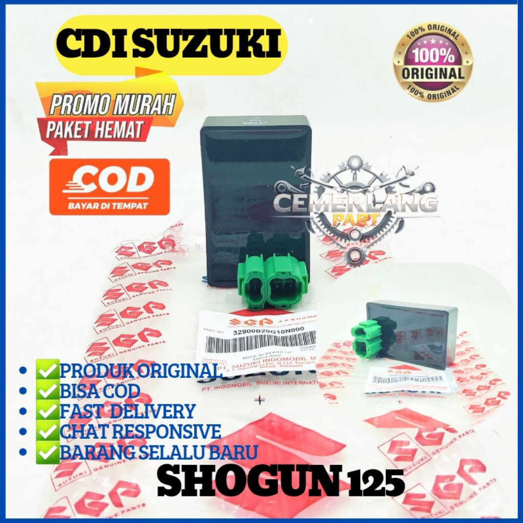 CDI UNIT SHOGUN 125 SUZUKI asli Original Berkualitas Original Asli cdi SHOGUN 125