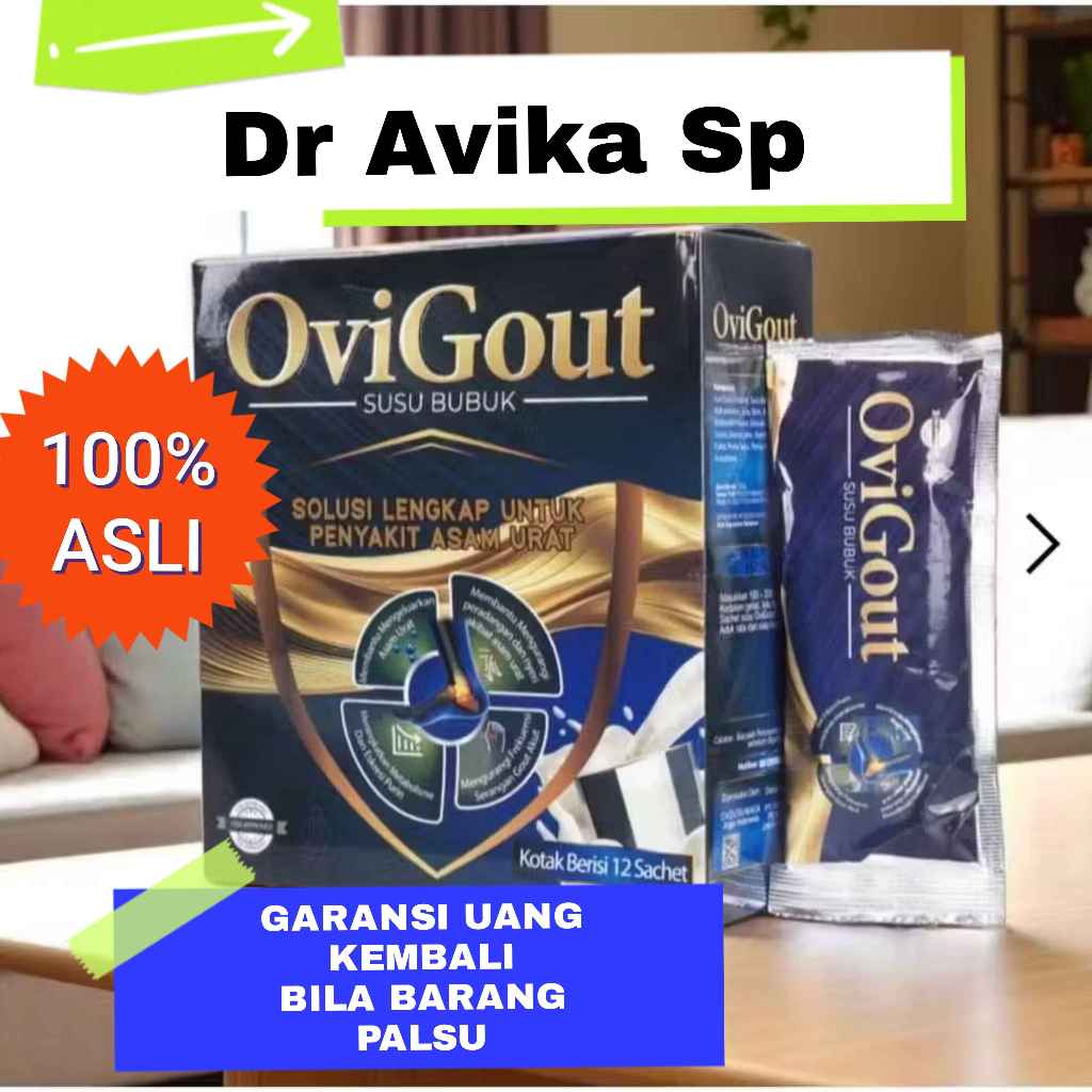 

100% ASLI OVIGOUT MILK SUSU OBAT ASAM URAT KOLESTROL DARAH TINGGI NYERI PADAH TULANG DAN SENDI