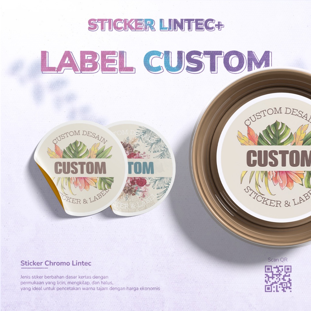 

Custom Stiker Bisa Request Desain Bebas Size Label Olshop by Dutamediaprint