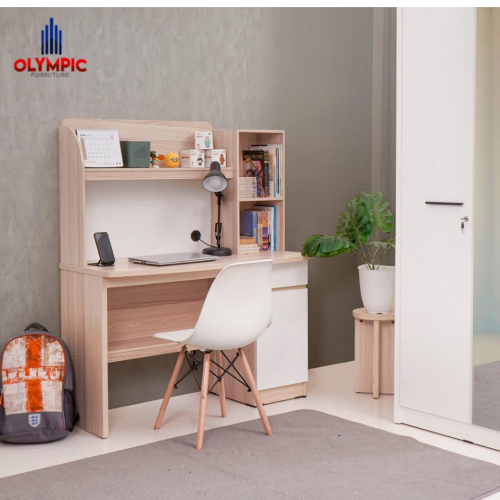 Meja Belajar Anak Rak Buku Modern minimalis BANDUNG