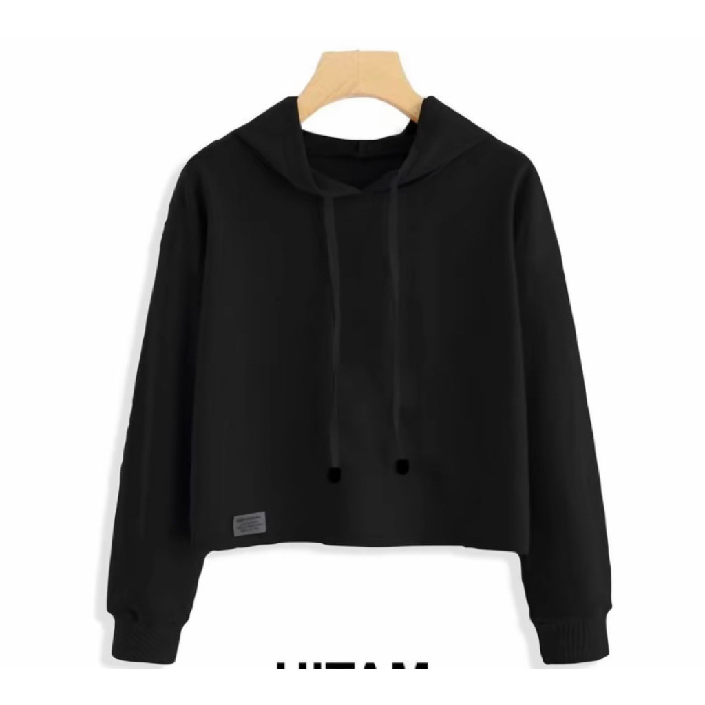 PL SWEATER HOODIE CROPTOP