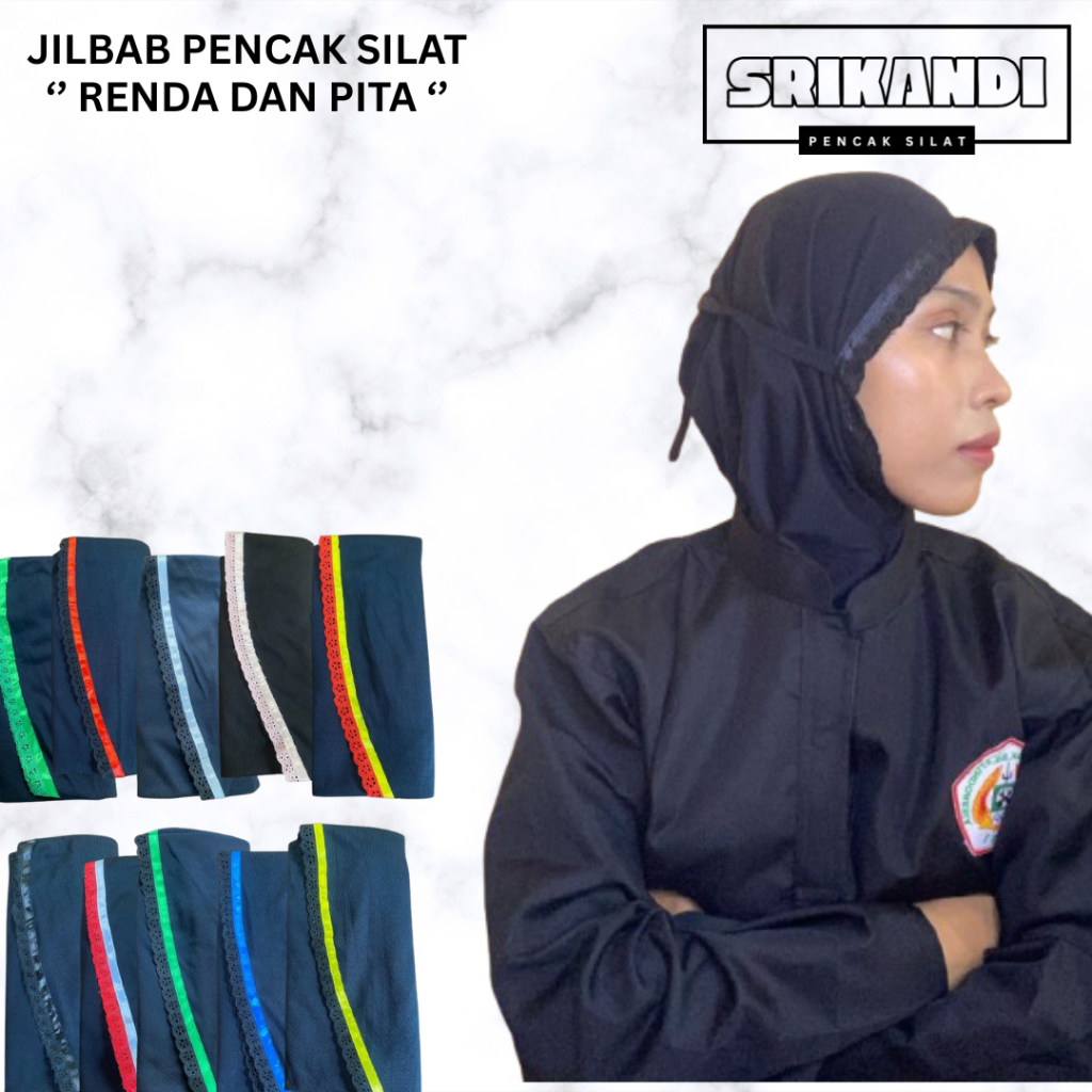Jilbab Pencak Silat , kerudung silat premium - SRIKANDI PENCAK SILAT