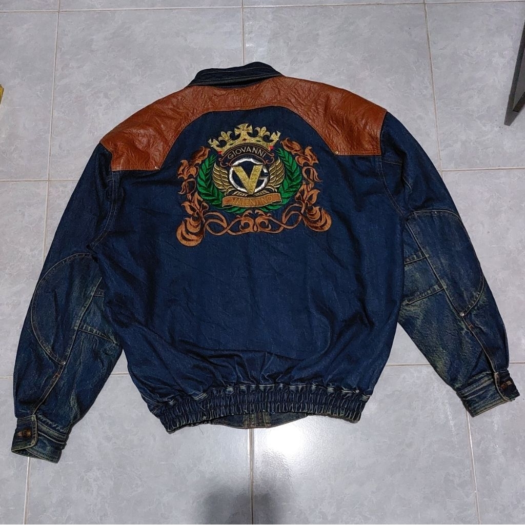 JAKET JEANS VINTAGE GIOVANNI VALENTINO ITALY
