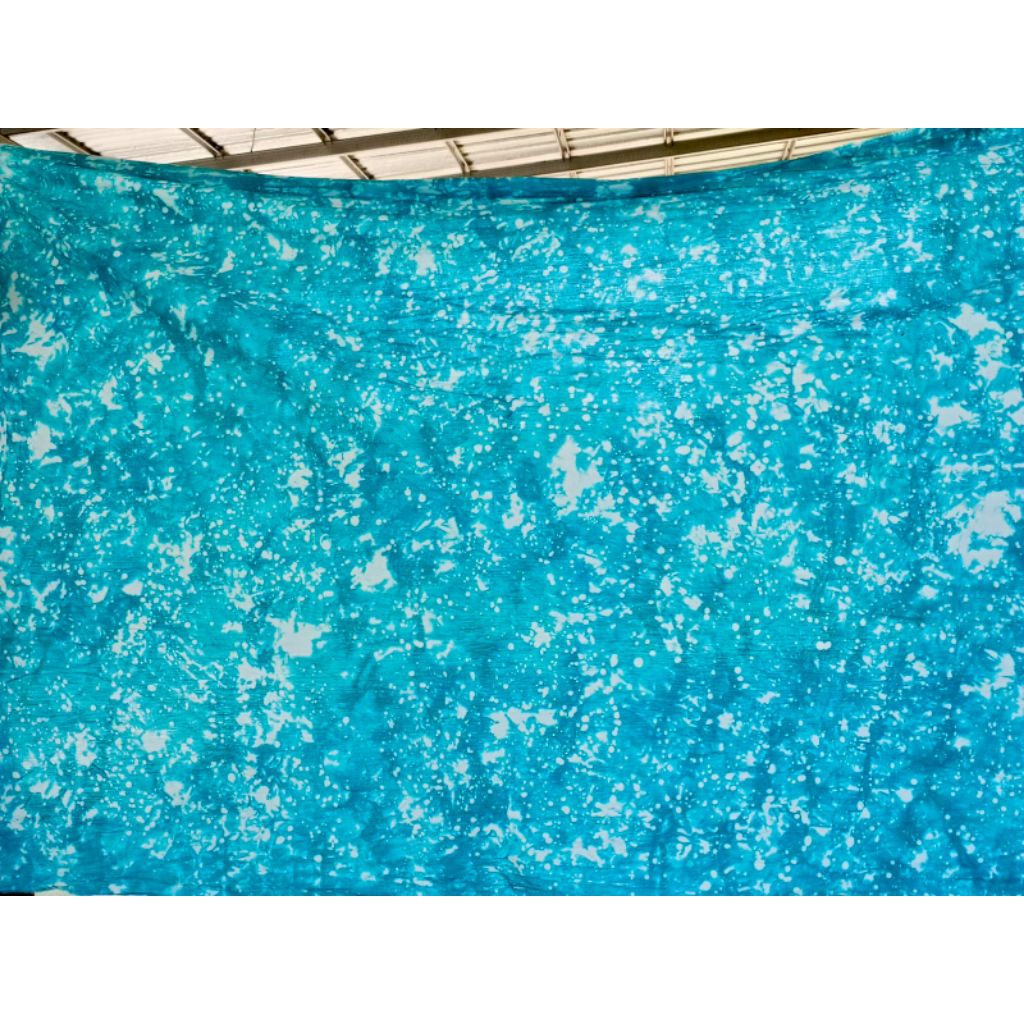 Batik Ciprat Langitan Motif Jumputan Biru langit