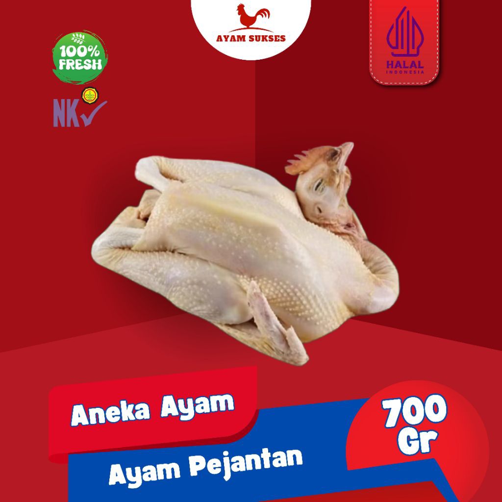 

Ayam Utuh Pejantan 700g