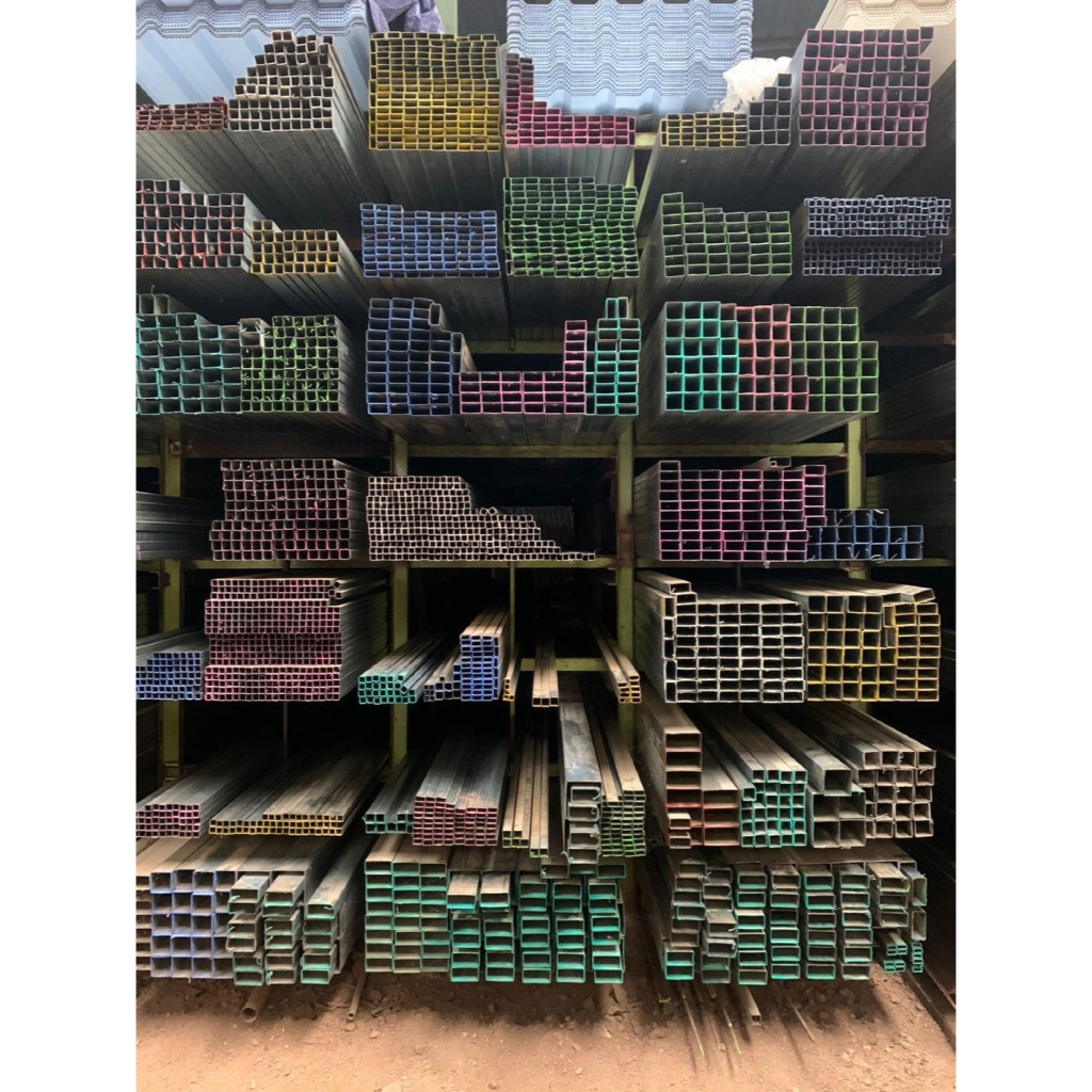 40 x 40 x 6 Meter Besi Galvanis / Hollow Hollow Berbagai Ketebalan