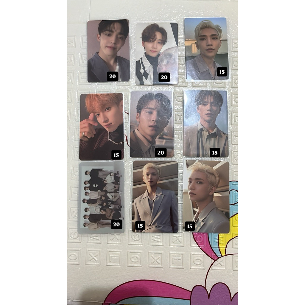 Seventeen scoups jeonghan joshua DK mingyu Dino offical incomplete photocard