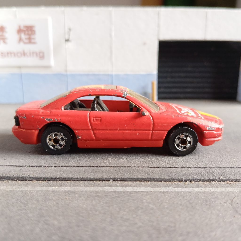 Hot wheels hotwheels loose BMW 850i Getty Gas Baggie rilis tahun 1991 merah red 850 i