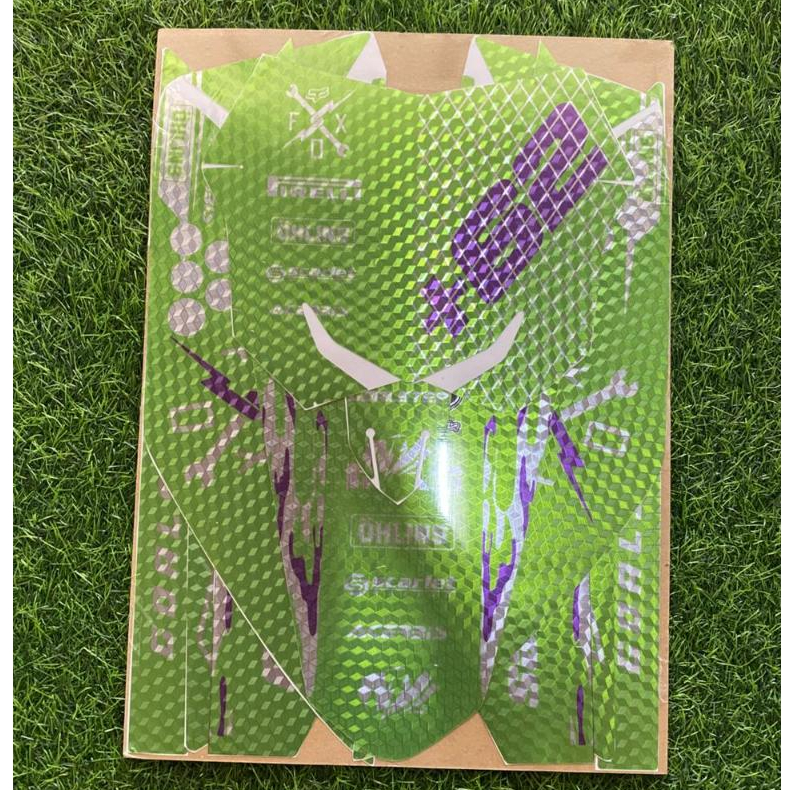 Decal Stiker Motor KLX Old Full Body – Chrome Doff Prizm Quality