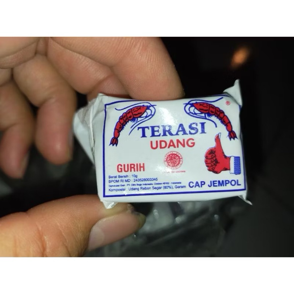 

terasi jempol terasi cirebon enak isi 10 terasi jempol mini 10g terasi jempol 10x10
