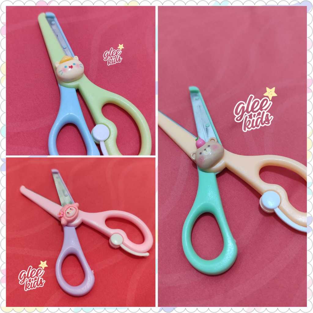 

GUNTING MINI KARAKTER ANAK / GUNTING ANAK UJUNG TUMPUL DENGAN PENGAMAN / GUNTING BELAJAR ANAK