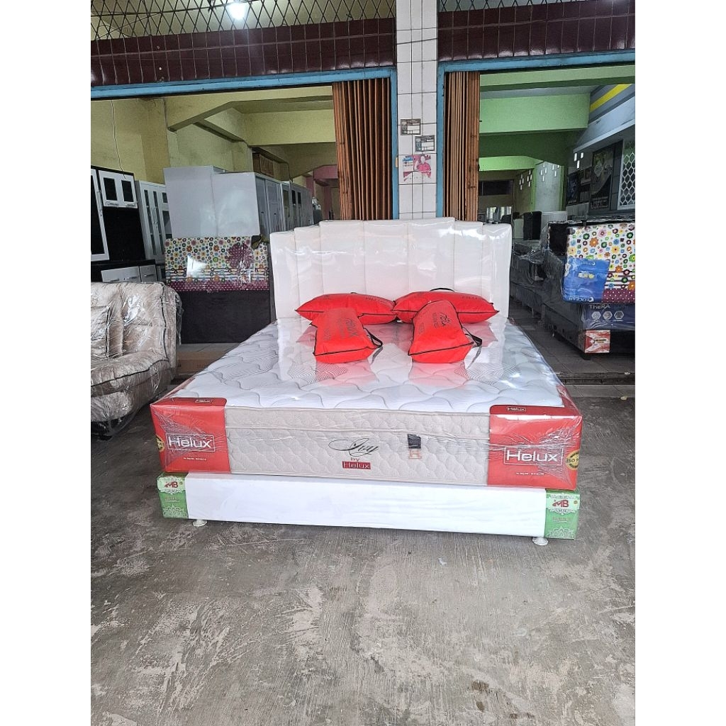 springbed plushtop latex merek Helux 180x200/ 160x200