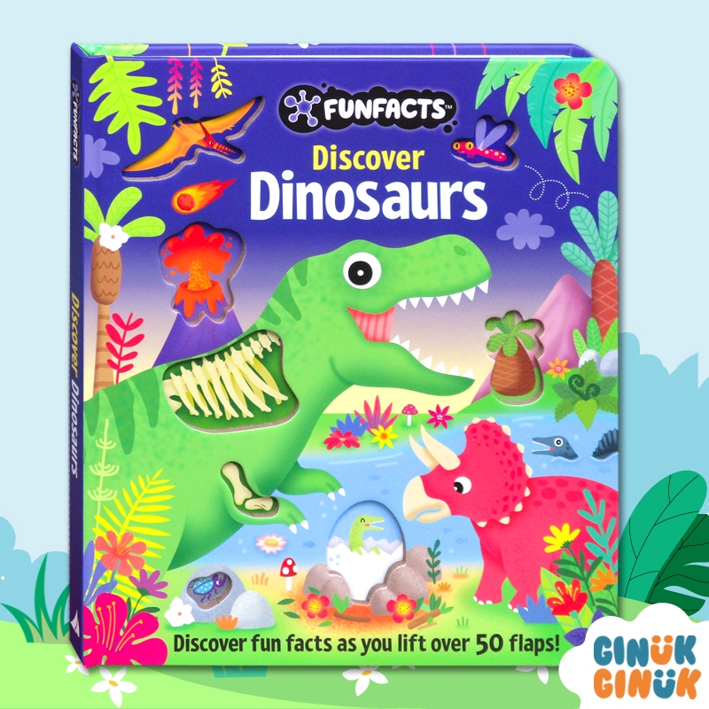 Discover Dinosaurs (US Edition) - with Over 50 flaps to lift Board Book