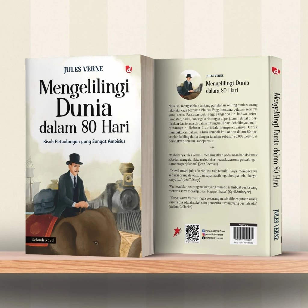 Buku Mengelilingi Dunia dalam 80 Hari (Novel) - Jules Verne - Diva Press