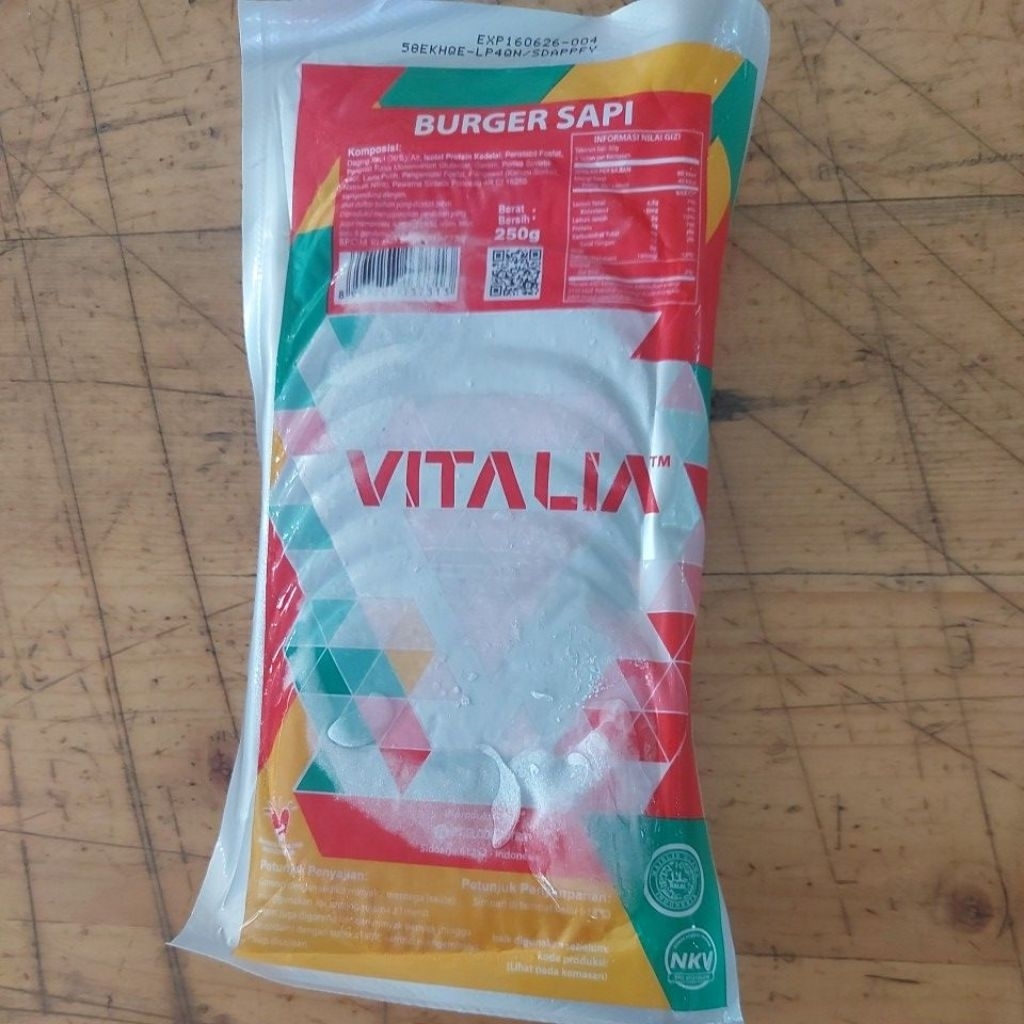 

VITALIA BURGER SAPI 250GR
