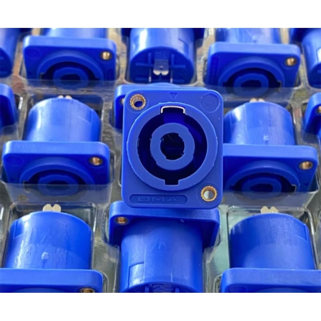 Soket spikon BMA Original (FREE BAUT)  /socket Spikon untuk box speaker merek BMA Original warna RAN