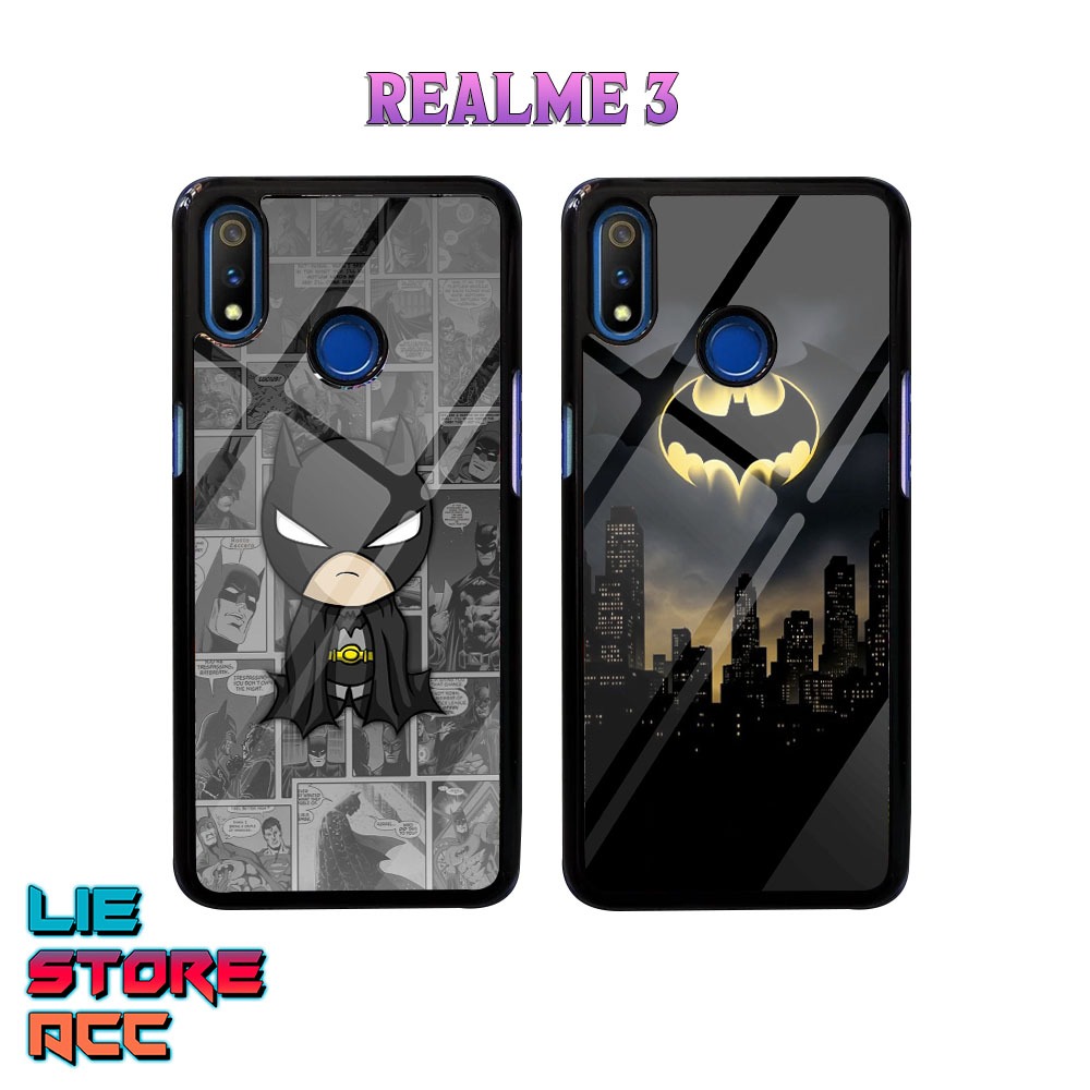 Case Realme 3 Case Hp Realme 3 Premium Glossy liestore_acc Casing [ Batman ] Casing Hp Realme 3 Aest