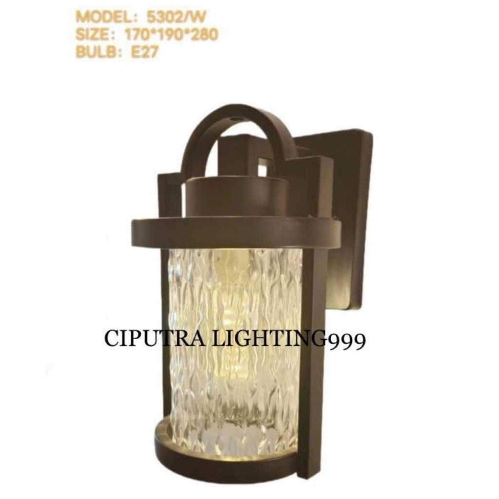 Lampu Dinding Hias Klasik Outdoor Teras 1 Lampu Elegan