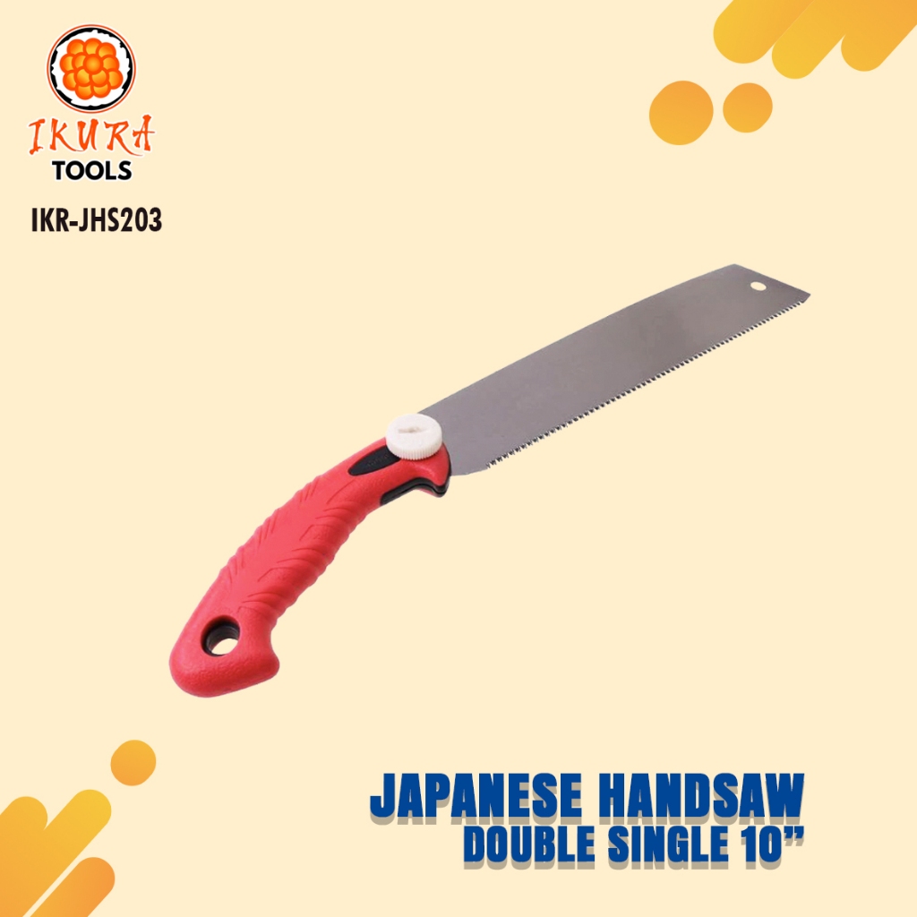 Gergaji jepang ryoba satu sisi 10inch single edge tajam lentur ikura Gergaji jepang ryoba satu sisi 