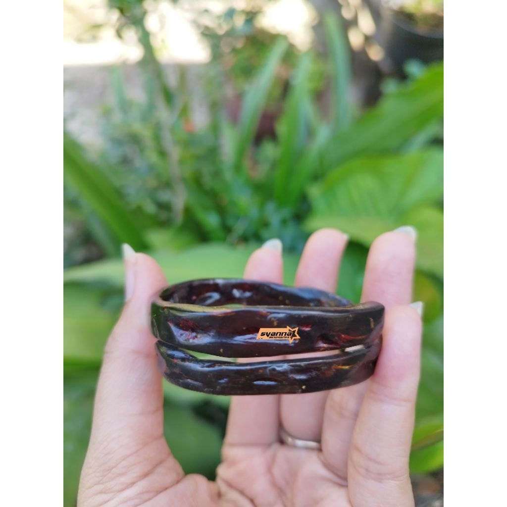 Gelang Akar Bahar Merah Polos Size Kecil/Anak