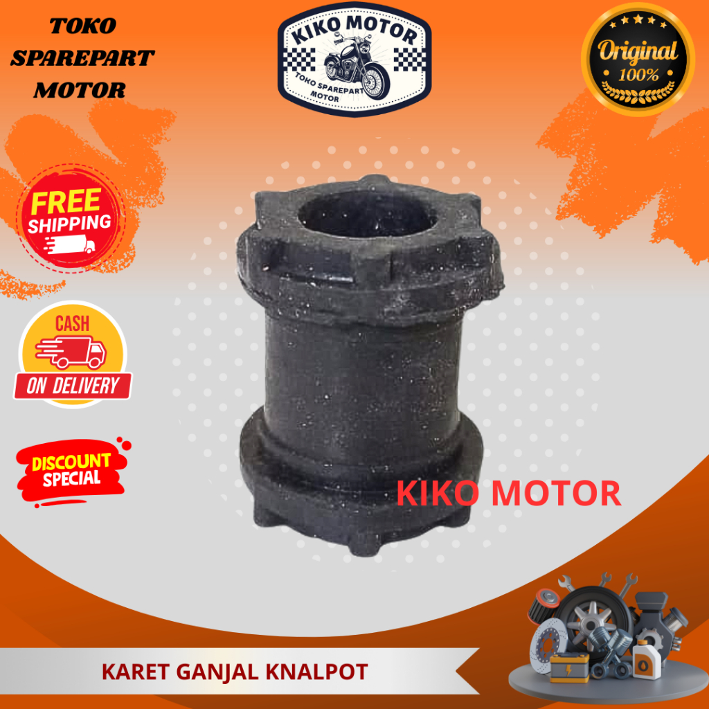 KARET GANJAL BAUT KNALPOT KARISMA SUPRA X 125 PREMIUM