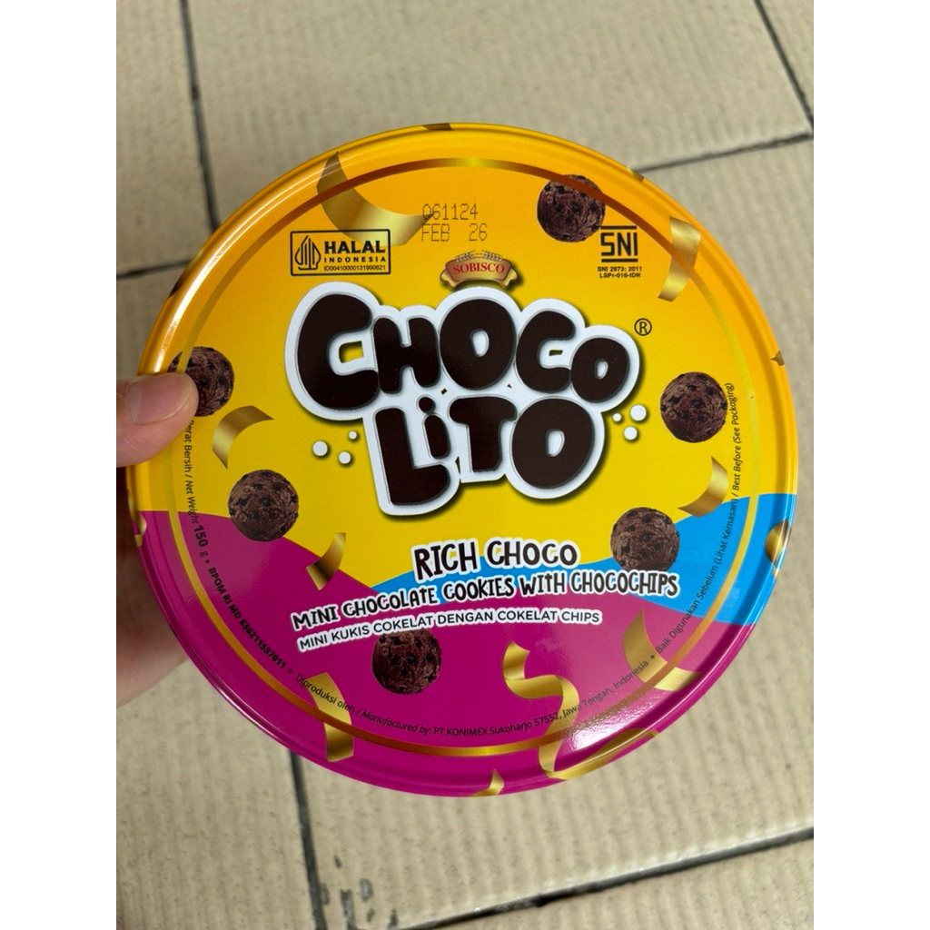 agen distributor makanan ringan snack hampers lebaran biskuit kaleng choco lito rich choco mini choc