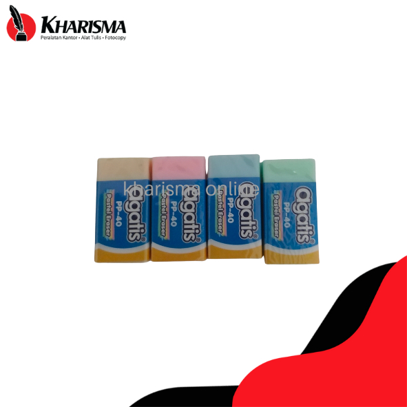 

Penghapus AGATIS PP-40 Kecil warna warni | Eraser Agatis | Setip Agatis