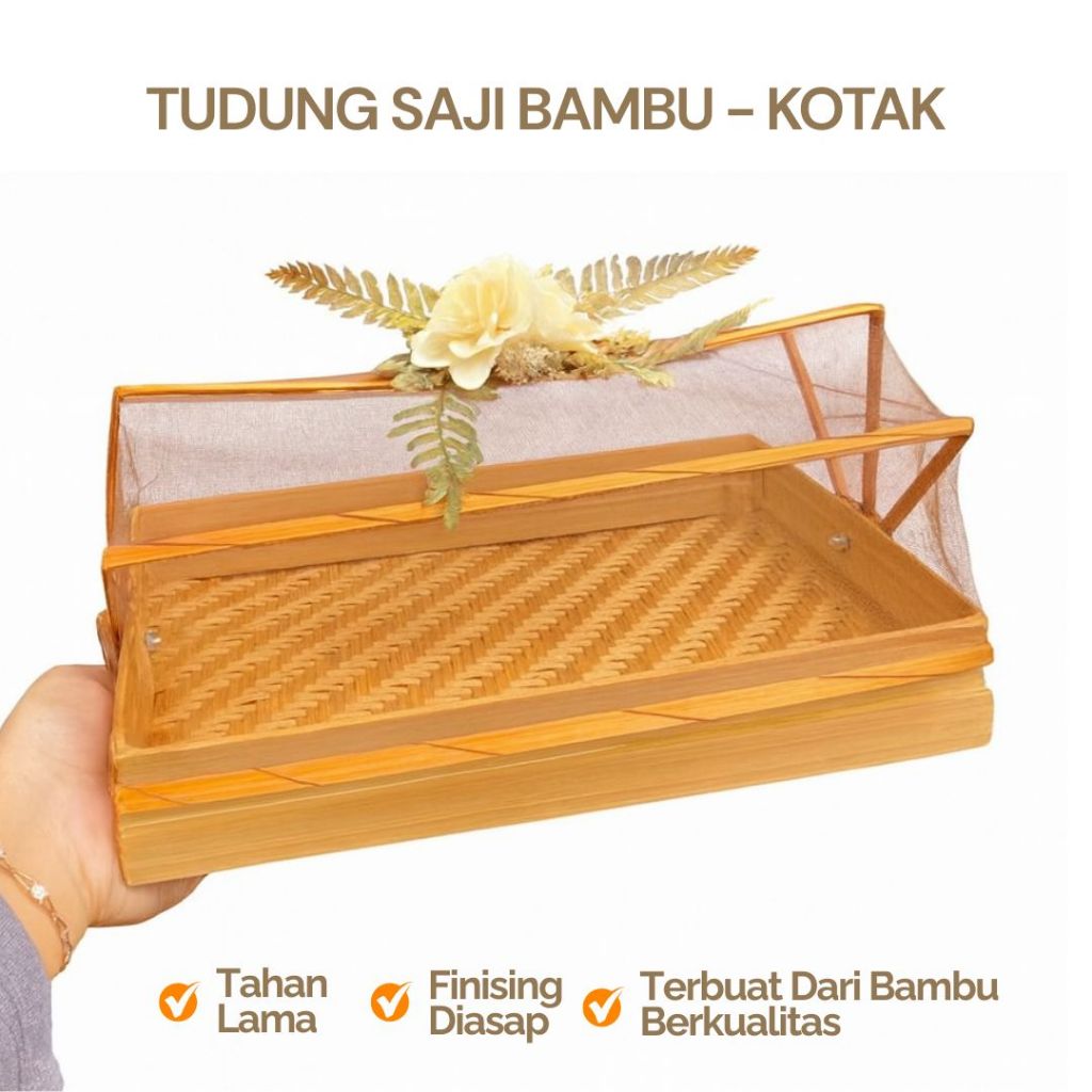 TUDUNG SAJI PERSEGI PANJANG / tudung makanan hantaran manten seserahan manten hantaran pernikahan