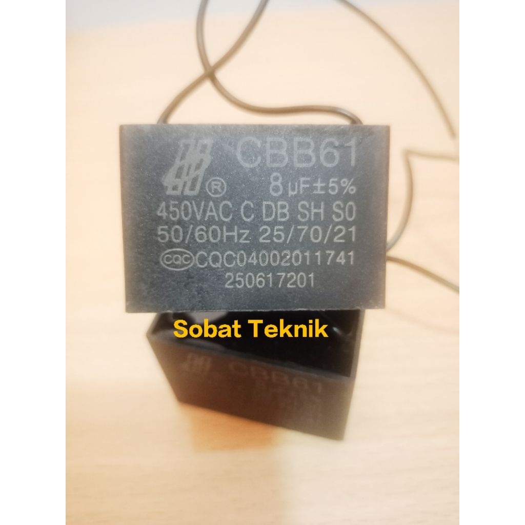 KAPASITOR KOTAK CBB 4UF/6UF/8UF