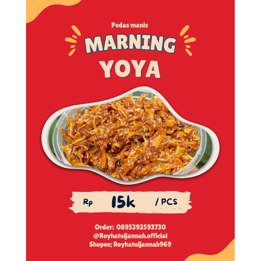

MARNING PEDAS ASIN MANIS BY YOYA