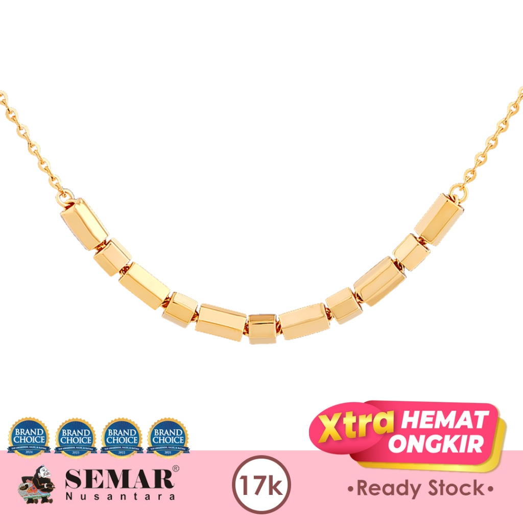 Kalung Emas Shining Squaira Gold 17K Semar Nusantara