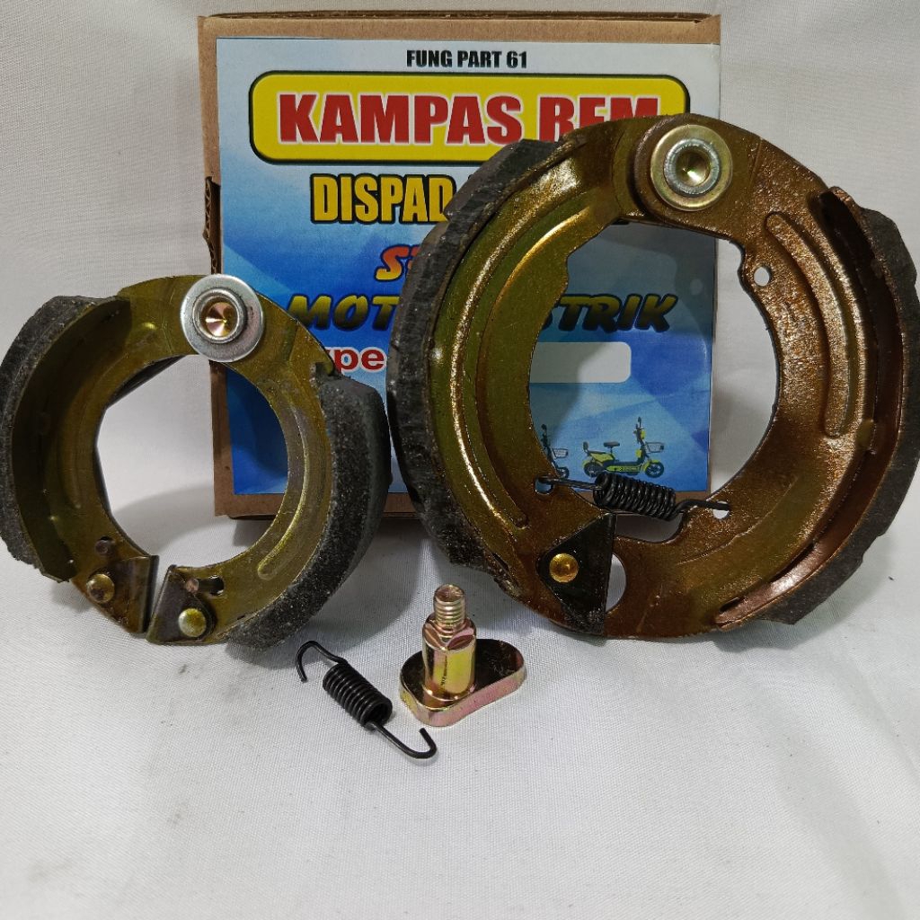 KAMPAS REM DEPAN BELAKANG CELCIUS ATLANTIS Q1 ( SEPAKET )