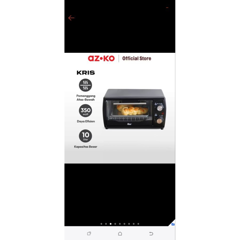 oven toaster kris (New)