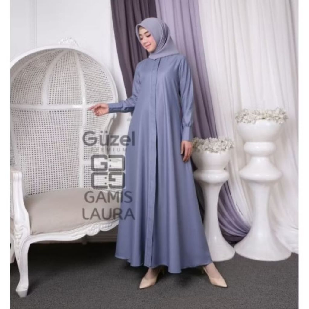 GAMIS LAURA KATUN MADINAH GAMIS SYAR'I KEKINIAN 2025
