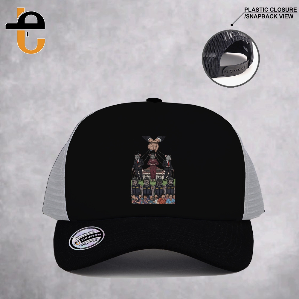 Topi Trucker Monopoli System - Eljanastore / Topi Premium / Topi Indonesia / Topi Best Seller