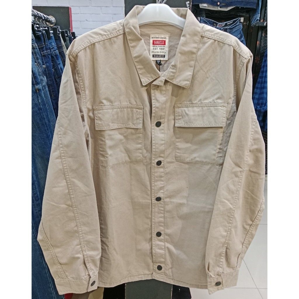 Jaket pria lengan panjang Gabrielle casual original mens BAJC169E1223L jaket pria reguler fit atasan