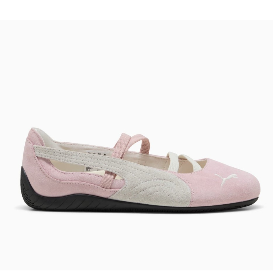 Sepatu Sneakers Wanita Puma Suede Speedcat Ballet Whisp Of Pink White Warm White Original 401287_01