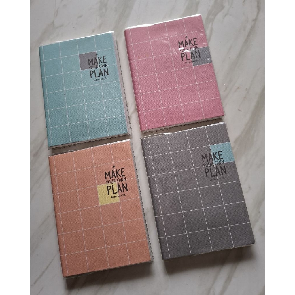 

Make Your Own Plan book complete with yearly, monthly, weekly plan and memo