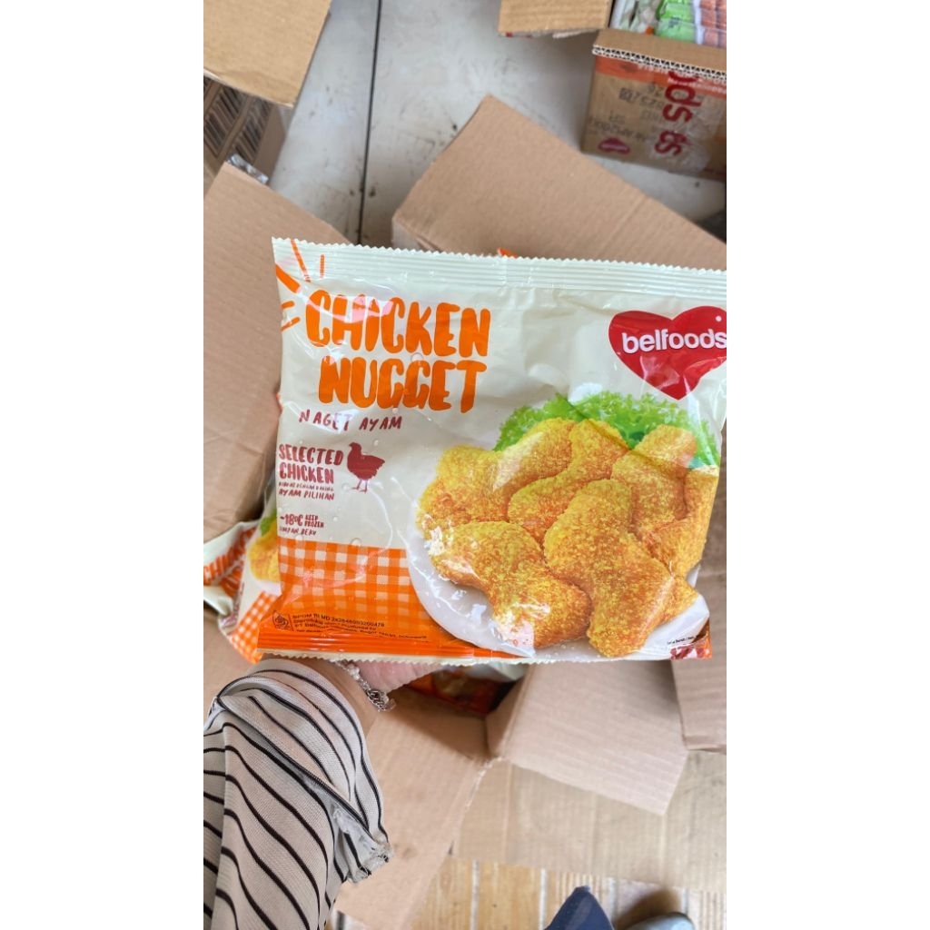 

belfood chicken nugget ayam 170gr
