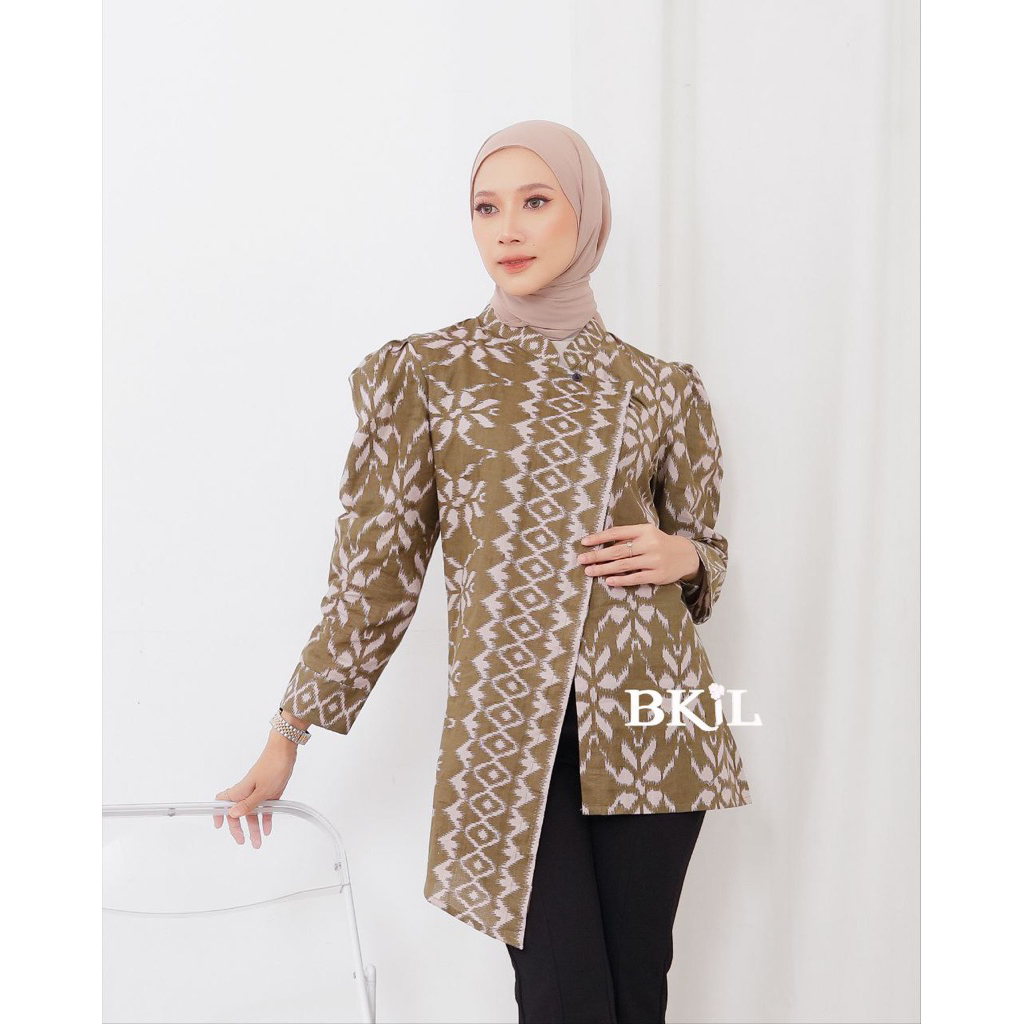 Blouse batik wanita Atasan Batik Wanita Kerja Model kebaya