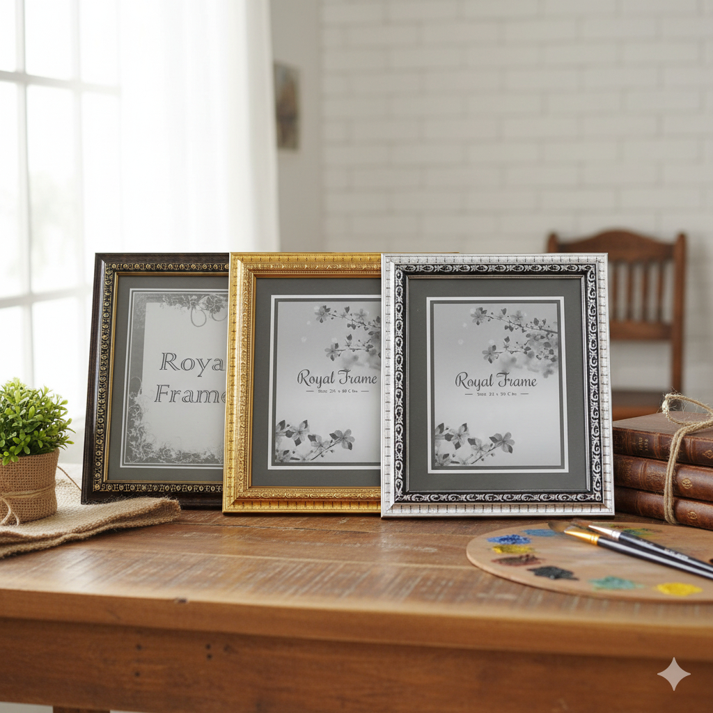 FRAME FOTO / FIGURA / PIGURA / BINGKAI 10R Atau 8R 20X25 MOTIF WARNA