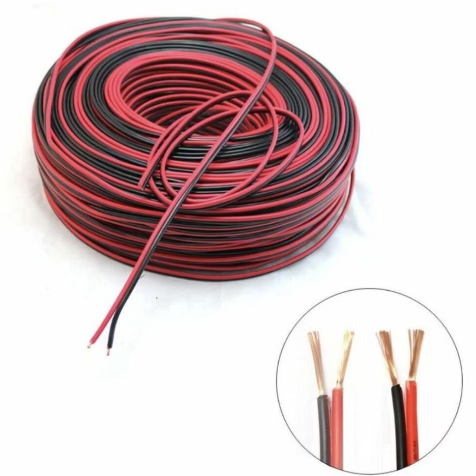 KABEL NYZ SERABUT FULL TEMBAGA MERAH HITAM (2X14MM) || KABEL LISTRIK KABEL ARUS DC KABEL AUDIO || Mi