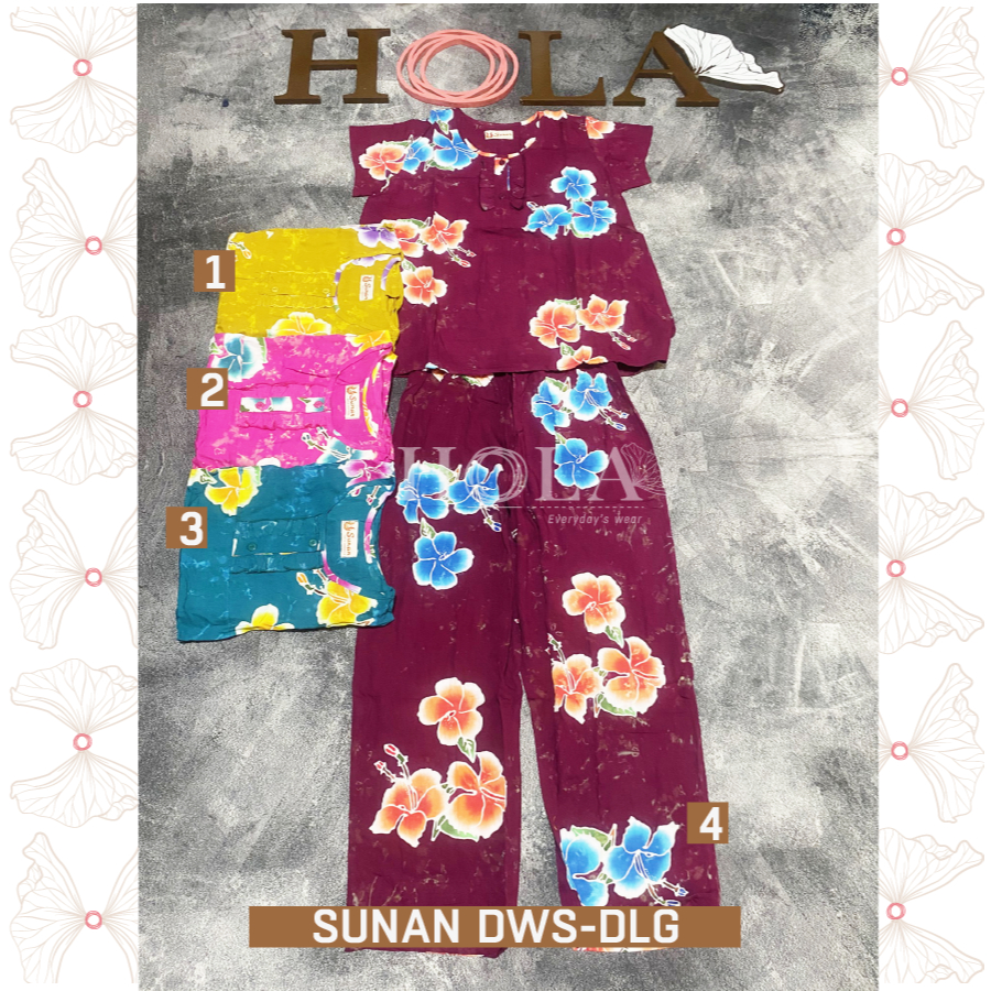 HOLA_FASH | BATIK SUNAN DEWASA, SETELAN CELANA SUNAN DEWASA